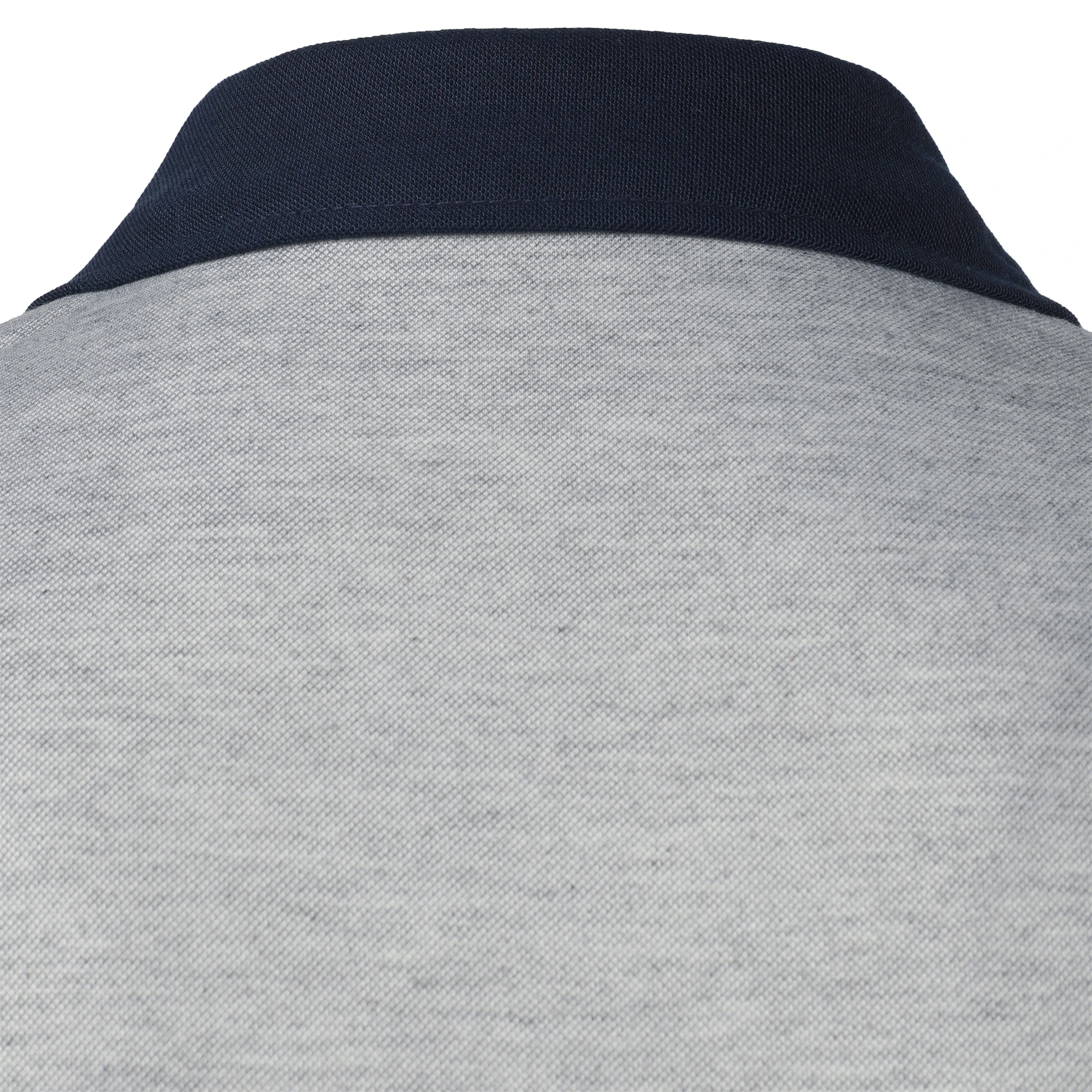 Men's short sleeve chest three stripes color matching fashion with men's lapel short sleeve men's fashion casual top T-shirt