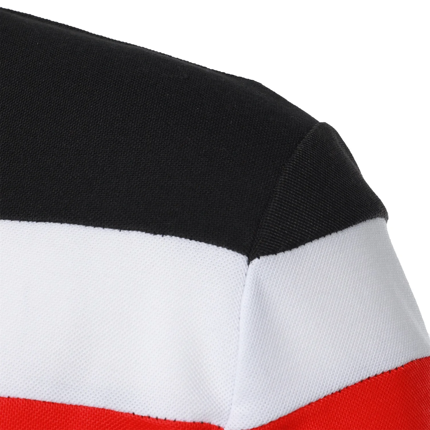 Men's short sleeve chest three stripes color matching fashion with men's lapel short sleeve men's fashion casual top T-shirt