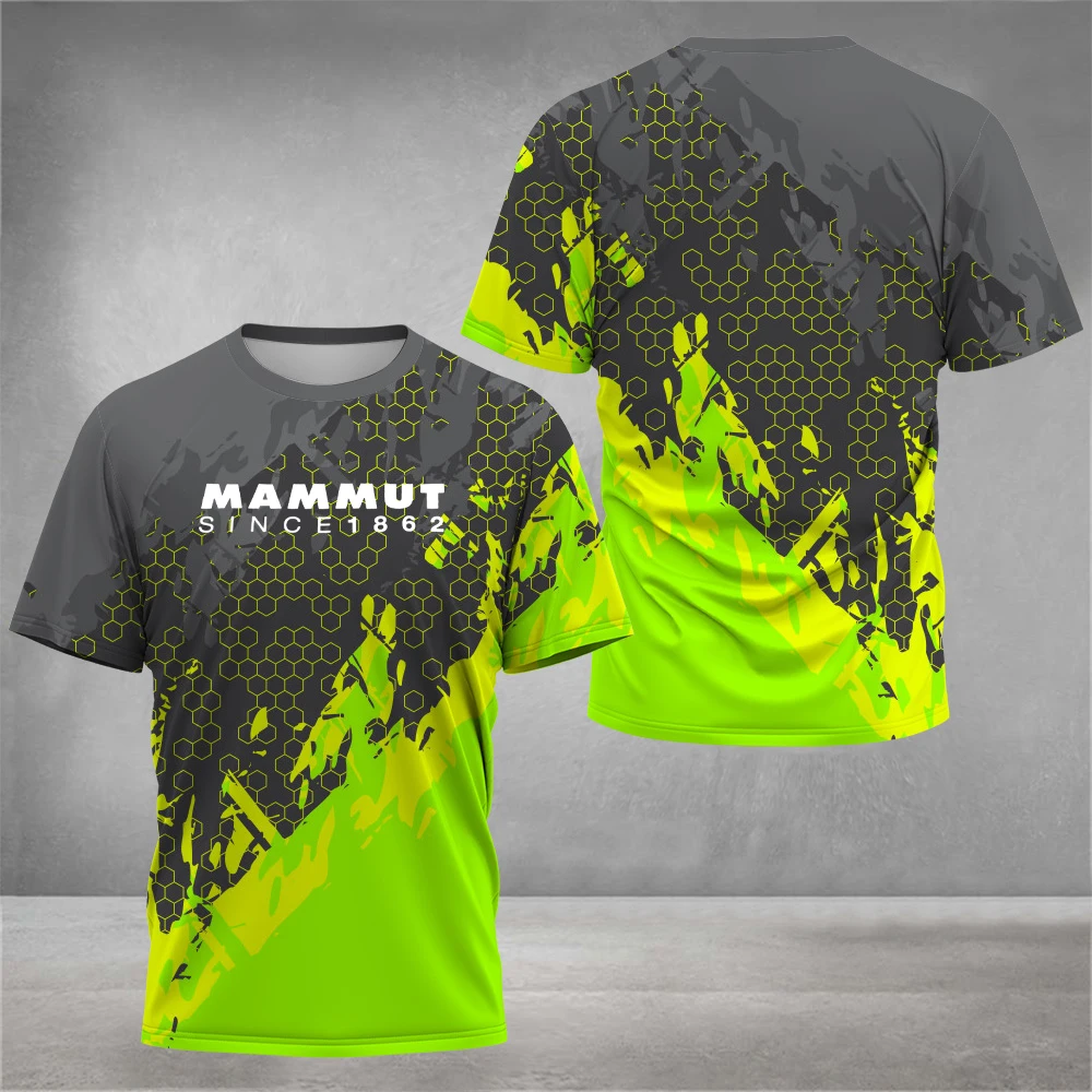 Men's Hiking Outdoor T-Shirt Fashion 3D Printed Design T Shirts For Men Wall Climbing And Trail Running Camping Drifit Clothing
