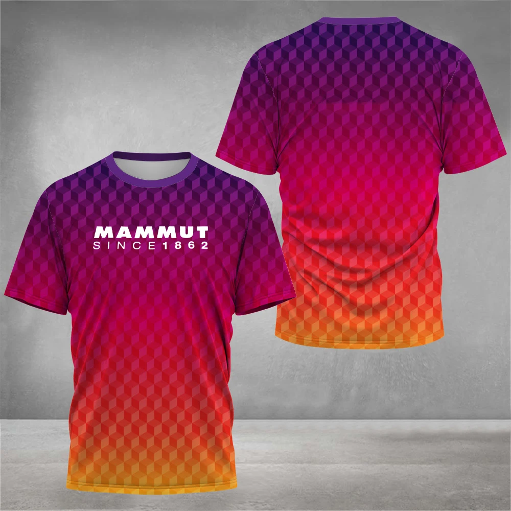 Men's Hiking Outdoor T-Shirt Fashion 3D Printed Design T Shirts For Men Wall Climbing And Trail Running Camping Drifit Clothing