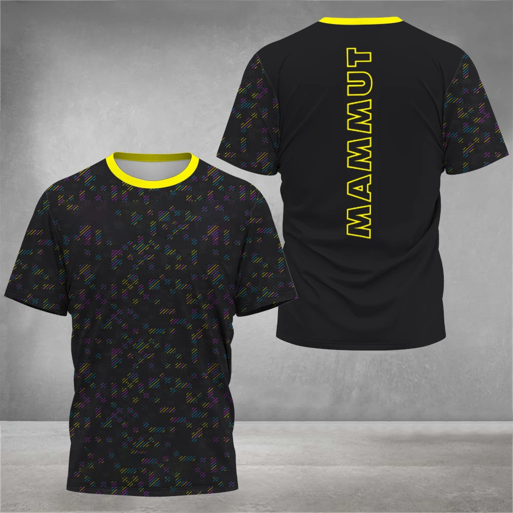 Men's Hiking Outdoor T-Shirt Fashion 3D Printed Design T Shirts For Men Wall Climbing And Trail Running Camping Drifit Clothing