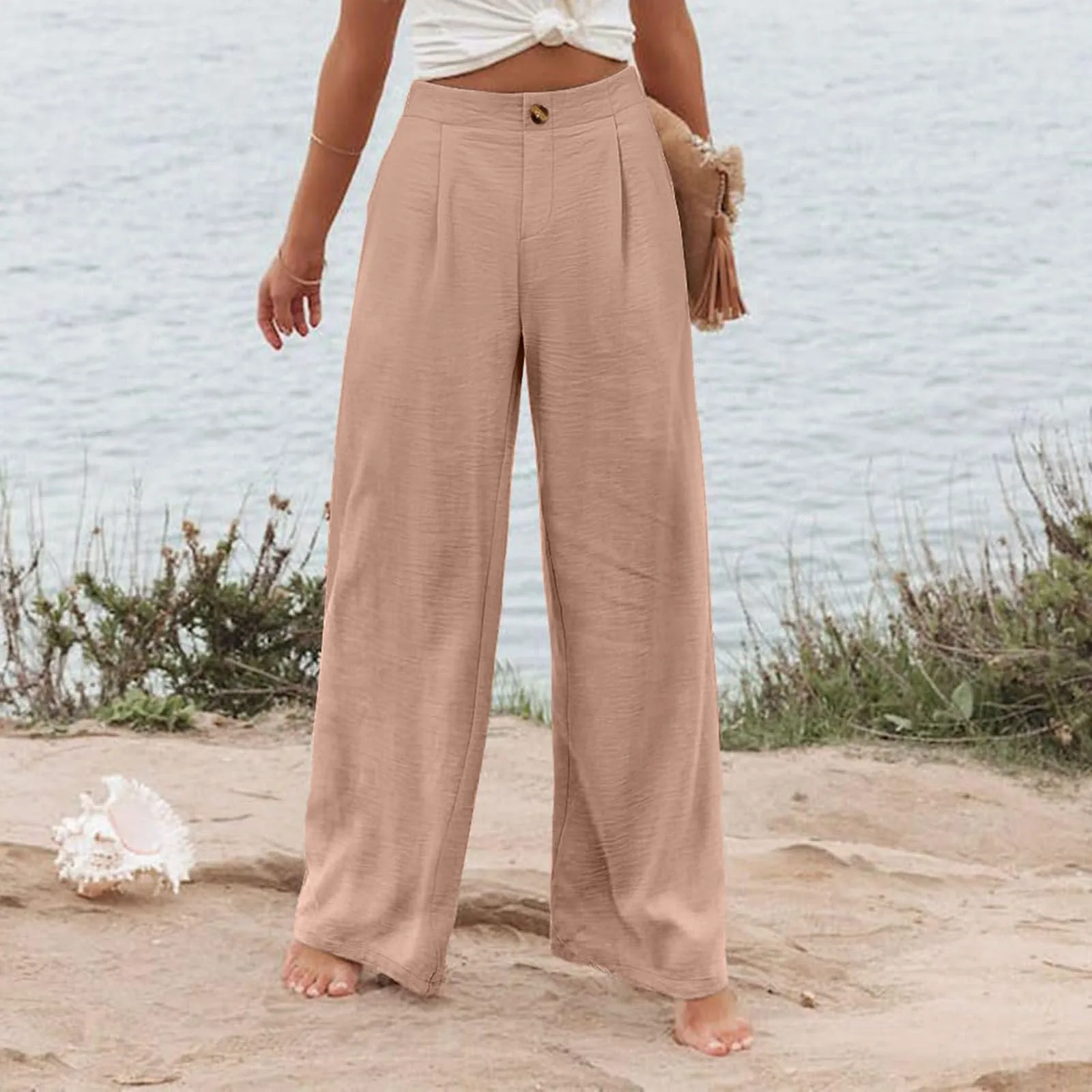 Stripe Women Pants High Waist Loose Wide Leg Pants Women Casual Straight Trousers Women Fashion High Street Suit Women's Pants Stripe Women Pants High Waist Loose Wide Leg Pants Women Casual Straight Trousers Women Fashion High Street Suit Women's Pants