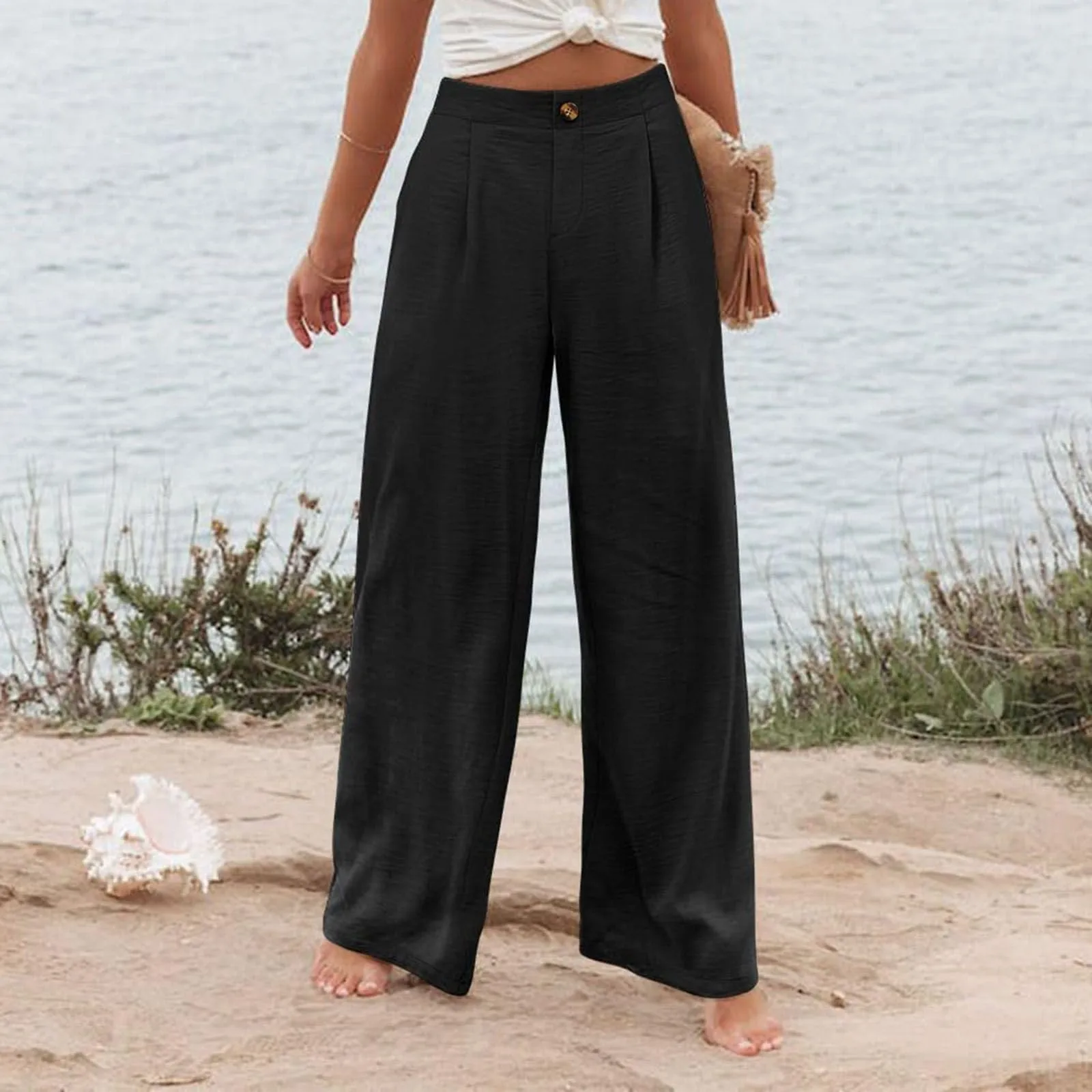 Stripe Women Pants High Waist Loose Wide Leg Pants Women Casual Straight Trousers Women Fashion High Street Suit Women's Pants Stripe Women Pants High Waist Loose Wide Leg Pants Women Casual Straight Trousers Women Fashion High Street Suit Women's Pants
