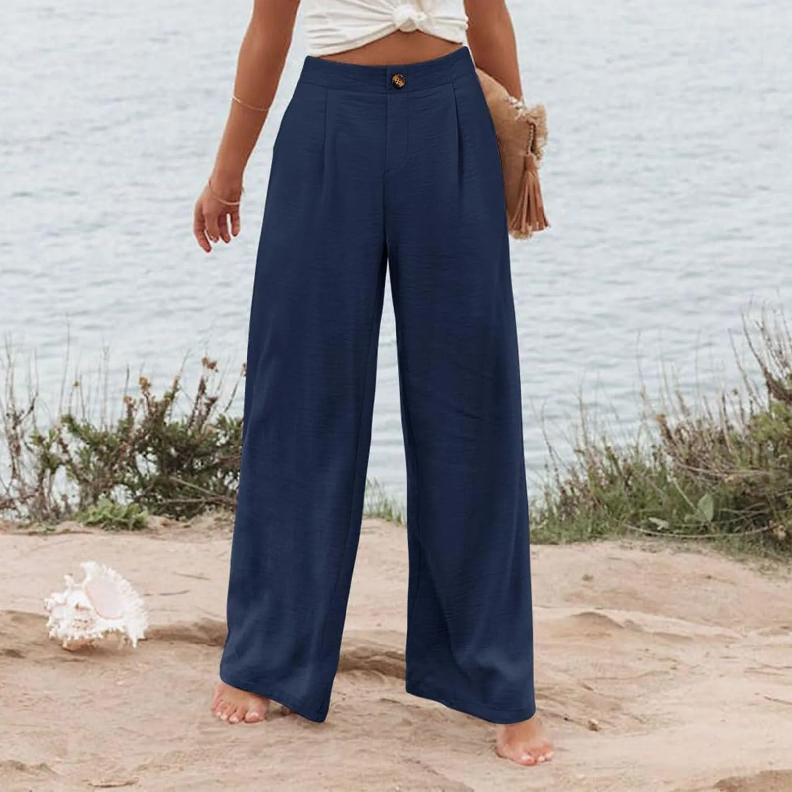 Stripe Women Pants High Waist Loose Wide Leg Pants Women Casual Straight Trousers Women Fashion High Street Suit Women's Pants Stripe Women Pants High Waist Loose Wide Leg Pants Women Casual Straight Trousers Women Fashion High Street Suit Women's Pants