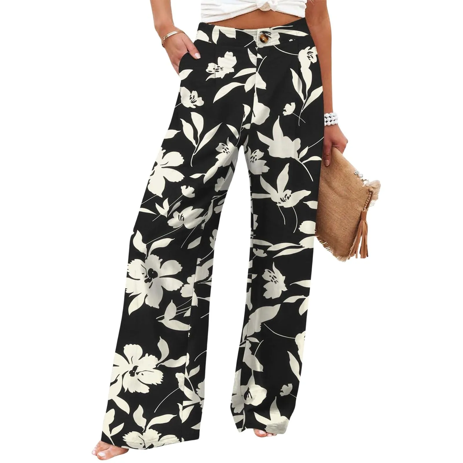 Stripe Women Pants High Waist Loose Wide Leg Pants Women Casual Straight Trousers Women Fashion High Street Suit Women's Pants Stripe Women Pants High Waist Loose Wide Leg Pants Women Casual Straight Trousers Women Fashion High Street Suit Women's Pants