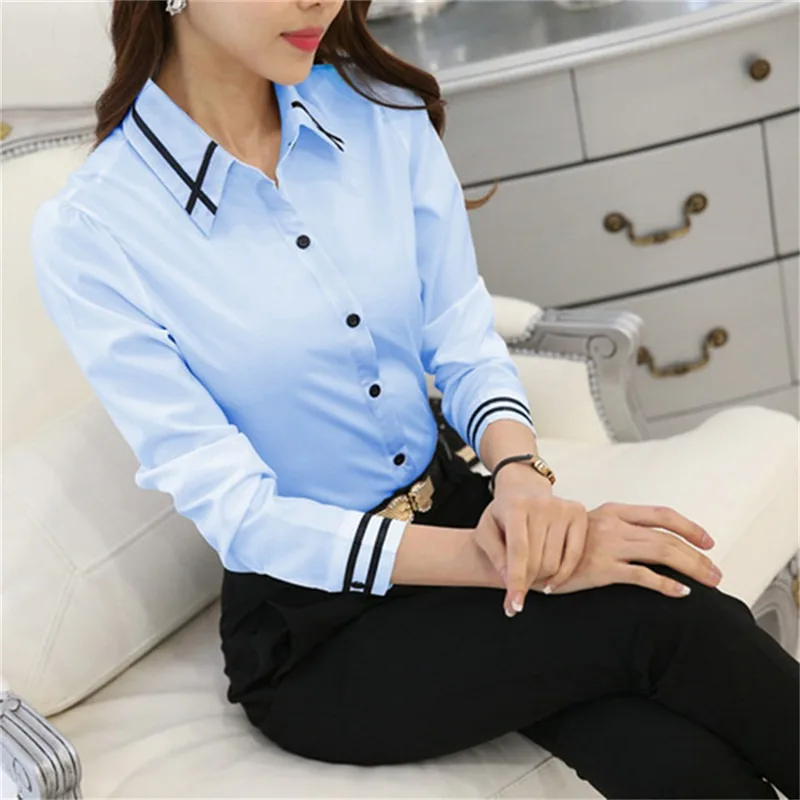 Korean Fashion Women Shirts White Shirt Women Long Sleeve Shirts Tops Office Lady Basic Shirt Blouses Woman Blouse Korean Fashion Women Shirts White Shirt Women Long Sleeve Shirts Tops Office Lady Basic Shirt Blouses Woman Blouse