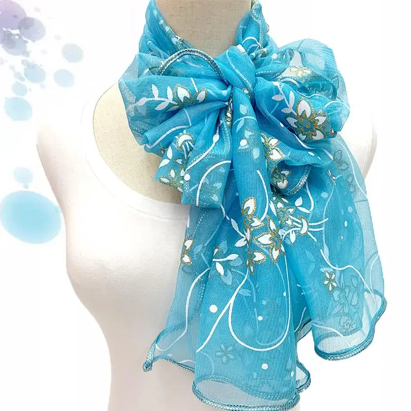 Lace Scarf Women Lightweight Hijab Elegant 2024 Print Silk Neckerchief Shawl Wraps Headband Handle Hair Accessories Bandana Lace Scarf Women Lightweight Hijab Elegant 2024 Print Silk Neckerchief Shawl Wraps Headband Handle Hair Accessories Bandana
