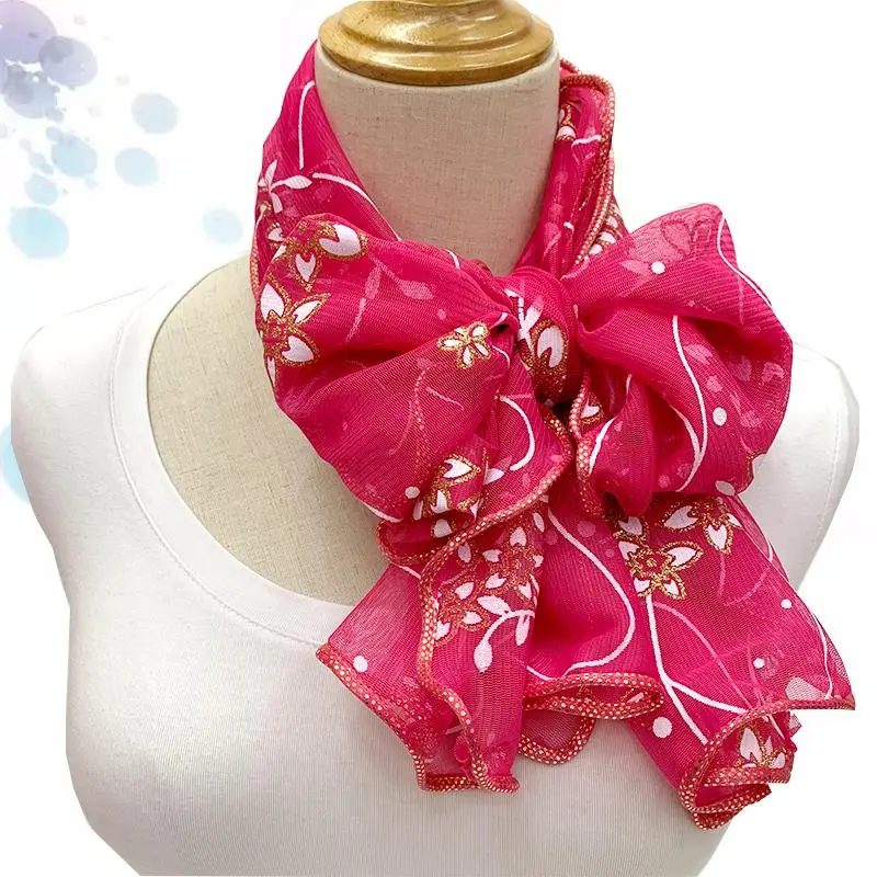 Lace Scarf Women Lightweight Hijab Elegant 2024 Print Silk Neckerchief Shawl Wraps Headband Handle Hair Accessories Bandana Lace Scarf Women Lightweight Hijab Elegant 2024 Print Silk Neckerchief Shawl Wraps Headband Handle Hair Accessories Bandana