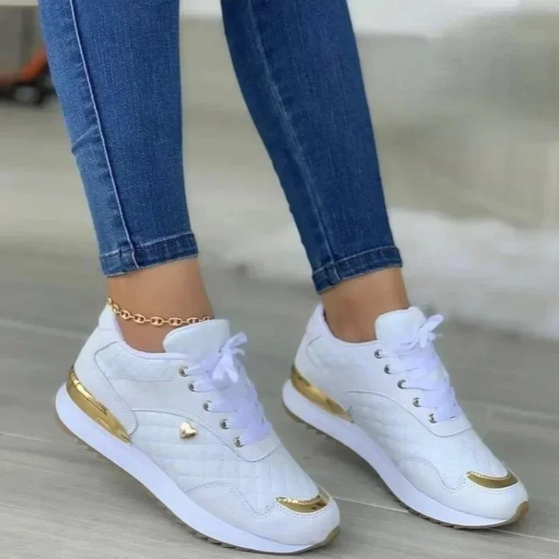2025 Women's Mesh Sneakers Patchwork Lace Up Flat Shoes for Women Lightweight Female Shoes Classic Versatile Zapatillas De Mujer 2025 Women's Mesh Sneakers Patchwork Lace Up Flat Shoes for Women Lightweight Female Shoes Classic Versatile Zapatillas De Mujer