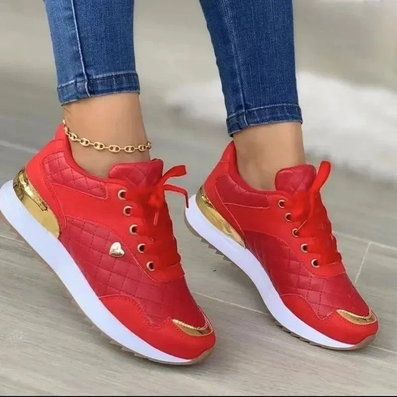 2025 Women's Mesh Sneakers Patchwork Lace Up Flat Shoes for Women Lightweight Female Shoes Classic Versatile Zapatillas De Mujer 2025 Women's Mesh Sneakers Patchwork Lace Up Flat Shoes for Women Lightweight Female Shoes Classic Versatile Zapatillas De Mujer