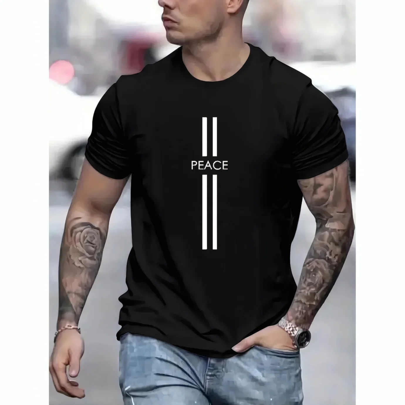 T Shirt Man Way Maker Print Slim Fit Casual Sports Round Neck Short Sleeve Tee T-Shirt Tops Clothing Fashionable Summer 2025 T Shirt Man Way Maker Print Slim Fit Casual Sports Round Neck Short Sleeve Tee T-Shirt Tops Clothing Fashionable Summer 2025
