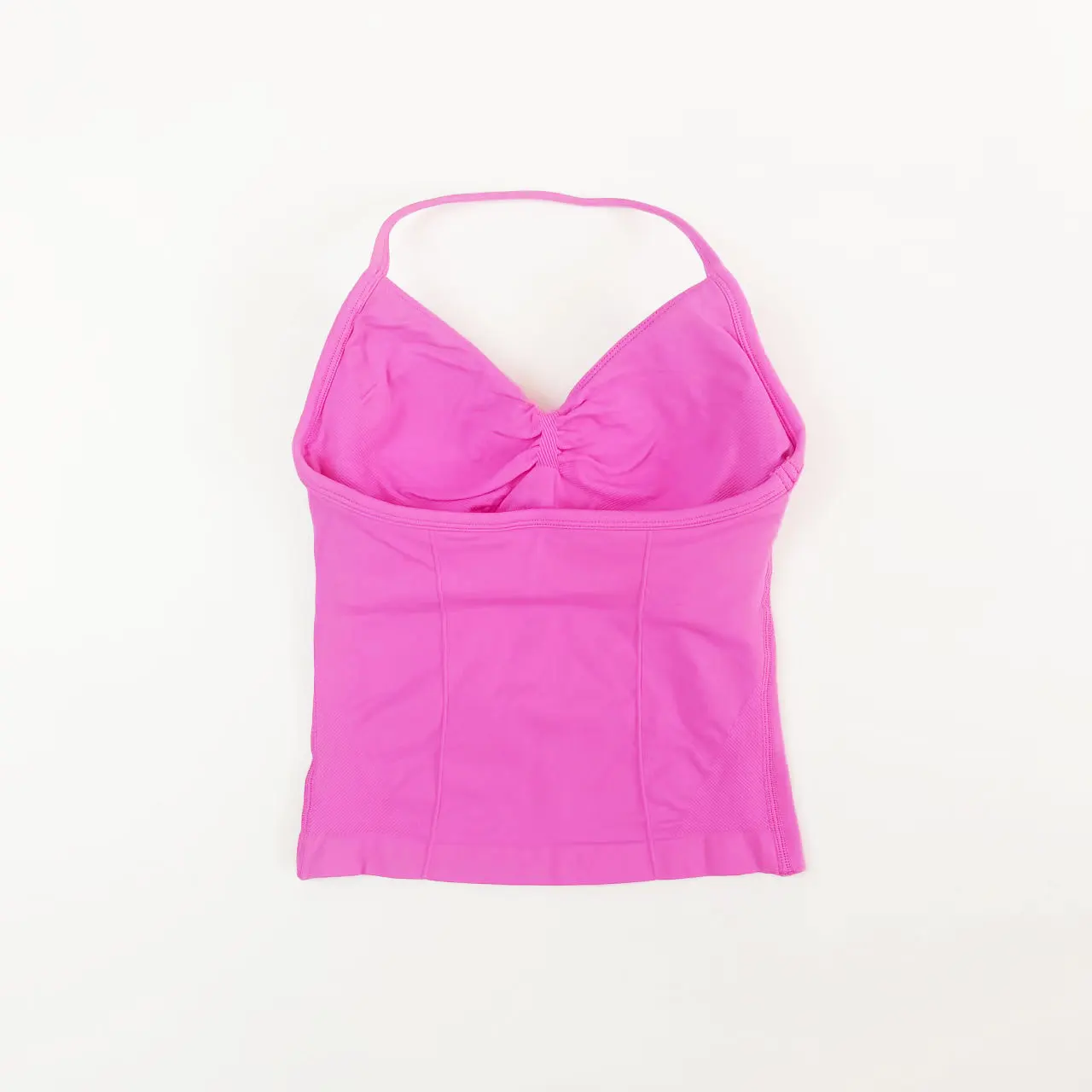 NCLAGEN Longline Strappy Top Sports Yoga Vest Women's Fitness Tank Top Gym Beautiful Open Back Bra Running Workout Halter