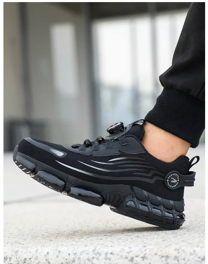 Breathable lace-free soft sole comfortable anti-smash anti-puncture labour insurance shoes Breathable lace-free soft sole comfortable anti-smash anti-puncture labour insurance shoes