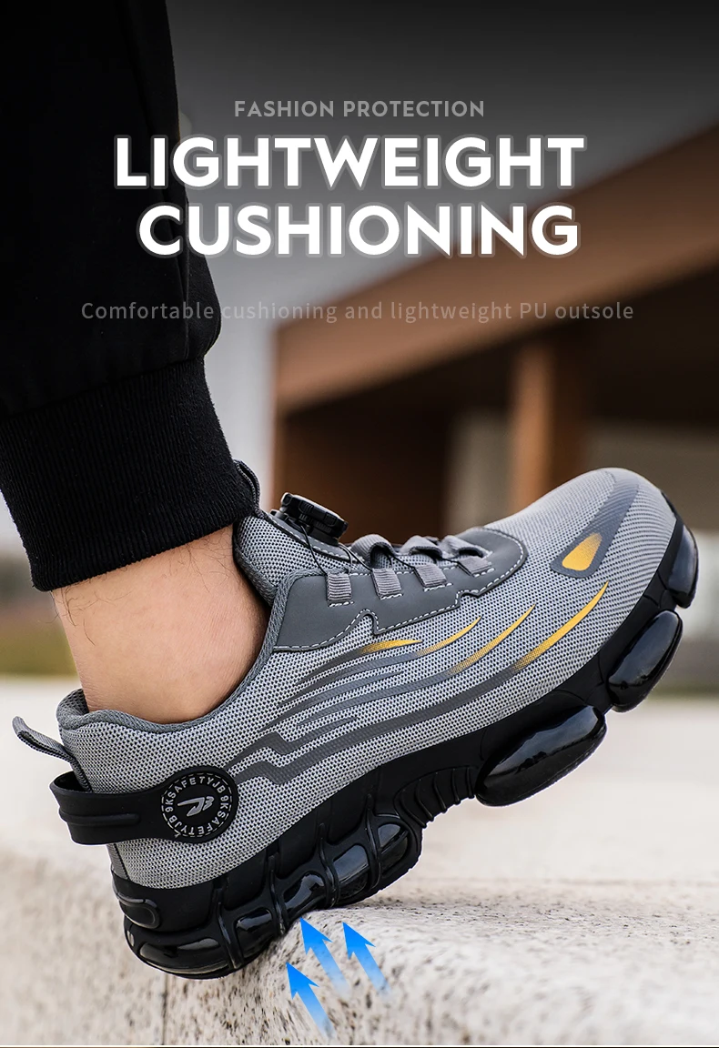 Breathable lace-free soft sole comfortable anti-smash anti-puncture labour insurance shoes Breathable lace-free soft sole comfortable anti-smash anti-puncture labour insurance shoes