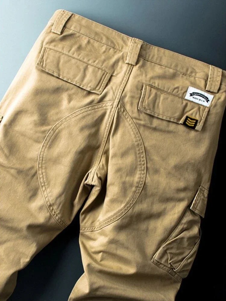 Hiking Khaki Trousers Man Cargo Pants for Men Multipockets Multi Pocket Outdoor Straight Aesthetic Regular Fit Designer Loose Hiking Khaki Trousers Man Cargo Pants for Men Multipockets Multi Pocket Outdoor Straight Aesthetic Regular Fit Designer Loose