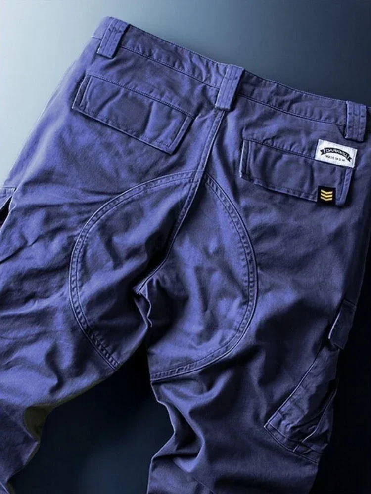 Male Trousers Khaki Loose Stretch Slim Men's Cargo Pants Harajuku Aesthetic Large Size Long With Korean Style Emo New In Big Male Trousers Khaki Loose Stretch Slim Men's Cargo Pants Harajuku Aesthetic Large Size Long With Korean Style Emo New In Big
