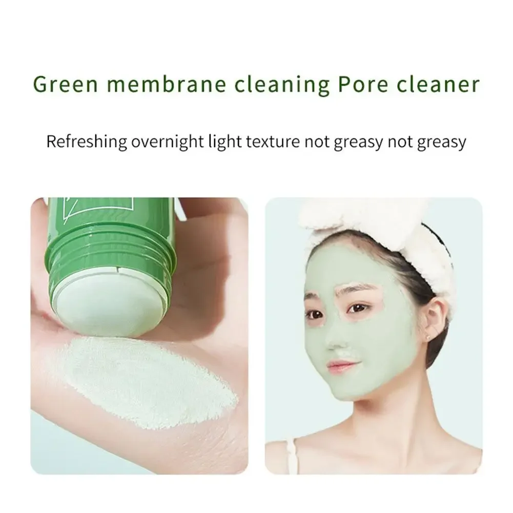 Green Tea Eggplant Solid Mask Deep Cleansing Oil Control Balance Antioxidan Shrink Pores Remove Blackheads Refreshing Mud Mask Green Tea Eggplant Solid Mask Deep Cleansing Oil Control Balance Antioxidan Shrink Pores Remove Blackheads Refreshing Mud Mask