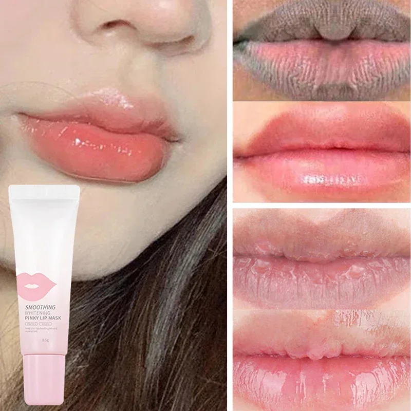 Lip Balm For Remove Dark Lip Melanin Dead Skin Removal Lighten Lip Lines Exfoliate Whitening Moisturizing Nourishing Serum 8.5g