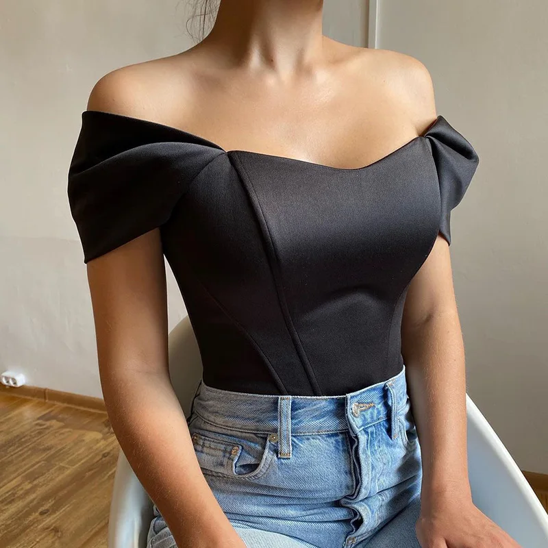 2022 Summer new Elegant Satin Bow Tie Corset Top for Women Summer Sleeveless Backless Cropped Tops T SHIRT Club Party Clothes 2022 Summer new Elegant Satin Bow Tie Corset Top for Women Summer Sleeveless Backless Cropped Tops T SHIRT Club Party Clothes