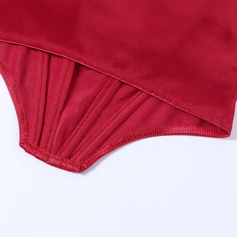 2022 Summer new Elegant Satin Bow Tie Corset Top for Women Summer Sleeveless Backless Cropped Tops T SHIRT Club Party Clothes 2022 Summer new Elegant Satin Bow Tie Corset Top for Women Summer Sleeveless Backless Cropped Tops T SHIRT Club Party Clothes