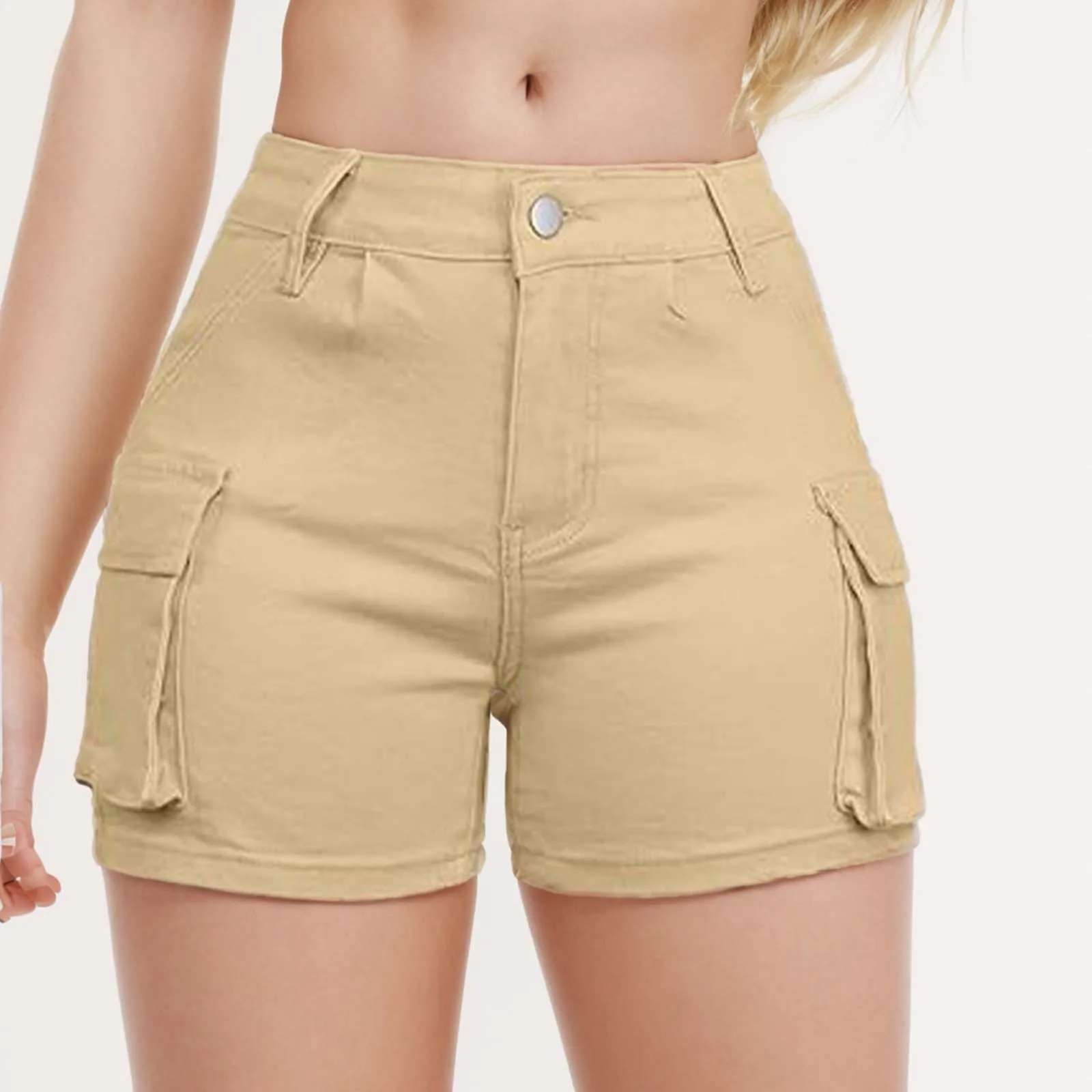 Women'S Denim Shorts Summer Lady Clothing High Waist Denim Shorts Women'S Fringe Frayed Ripped Jeans Hot Shorts With Pockets