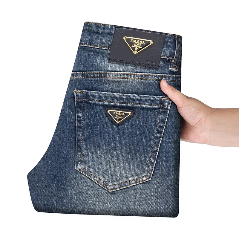 Milan Premium European Quality Autumn/Winter Men's Jeans Slims Smooths Your Silhouette Loose Straight Stretchy Vintage Trousers Milan Premium European Quality Autumn/Winter Men's Jeans Slims Smooths Your Silhouette Loose Straight Stretchy Vintage Trousers