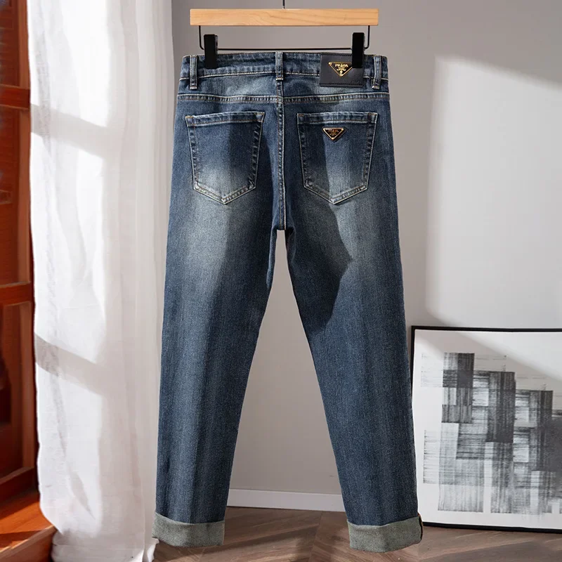 Milan Premium European Quality Autumn/Winter Men's Jeans Slims Smooths Your Silhouette Loose Straight Stretchy Vintage Trousers Milan Premium European Quality Autumn/Winter Men's Jeans Slims Smooths Your Silhouette Loose Straight Stretchy Vintage Trousers