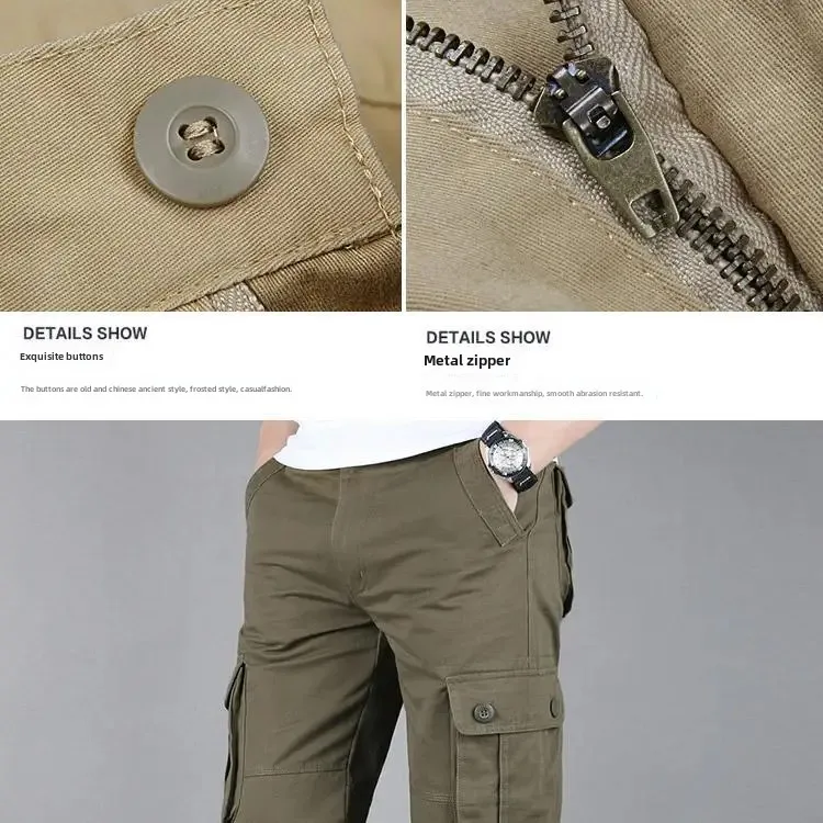 Trendy Versatile Men's Sweatpants Casual Camouflage Pants Autumn New Style Cross-Border Popular Pants Working Uniform Trendy Versatile Men's Sweatpants Casual Camouflage Pants Autumn New Style Cross-Border Popular Pants Working Uniform