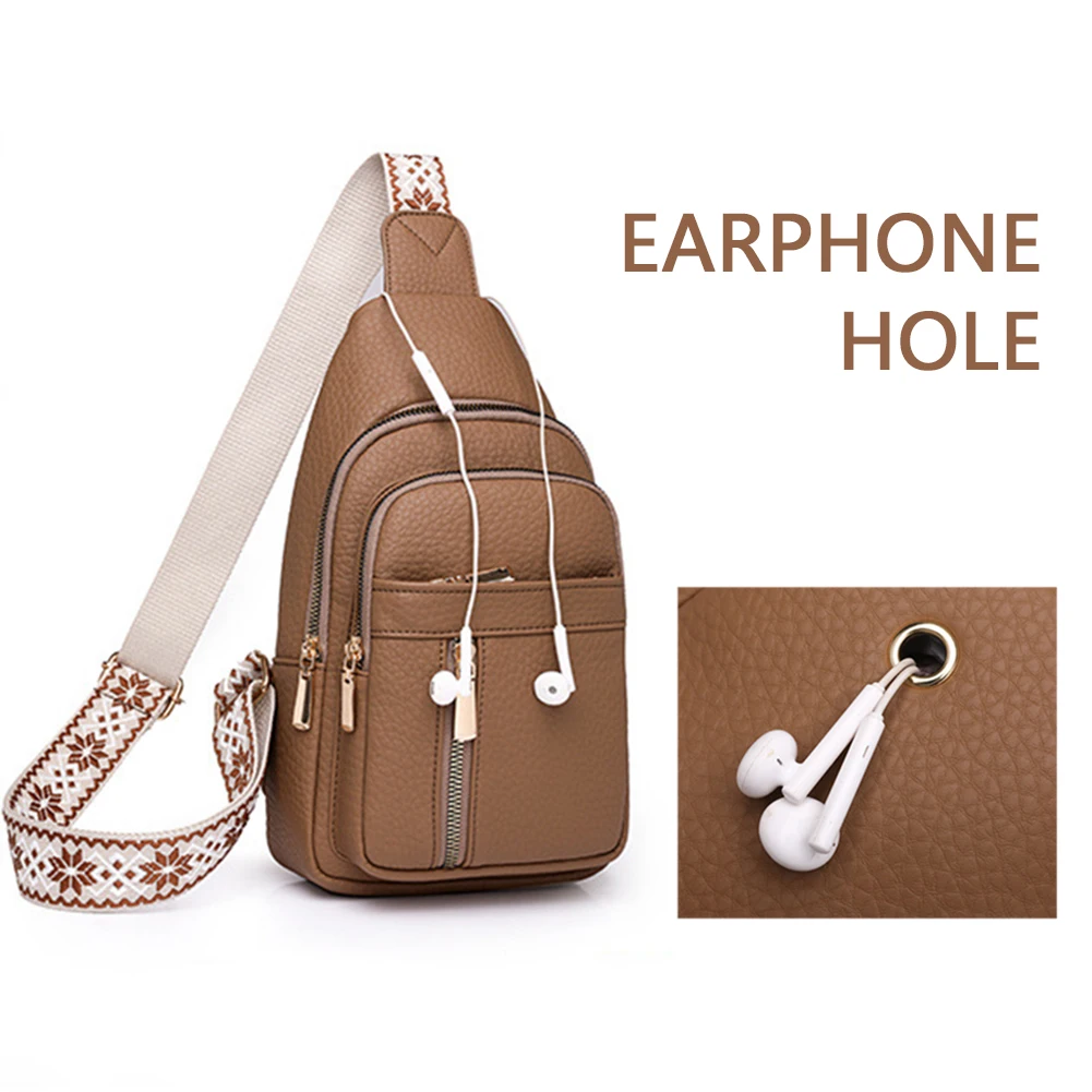 Fashion Casual Chest Bag High Quality Shoulder Bags Women Crossbody Bags Pu Leather Waterproof Messenger Bag For Travel Cycling Fashion Casual Chest Bag High Quality Shoulder Bags Women Crossbody Bags Pu Leather Waterproof Messenger Bag For Travel Cycling