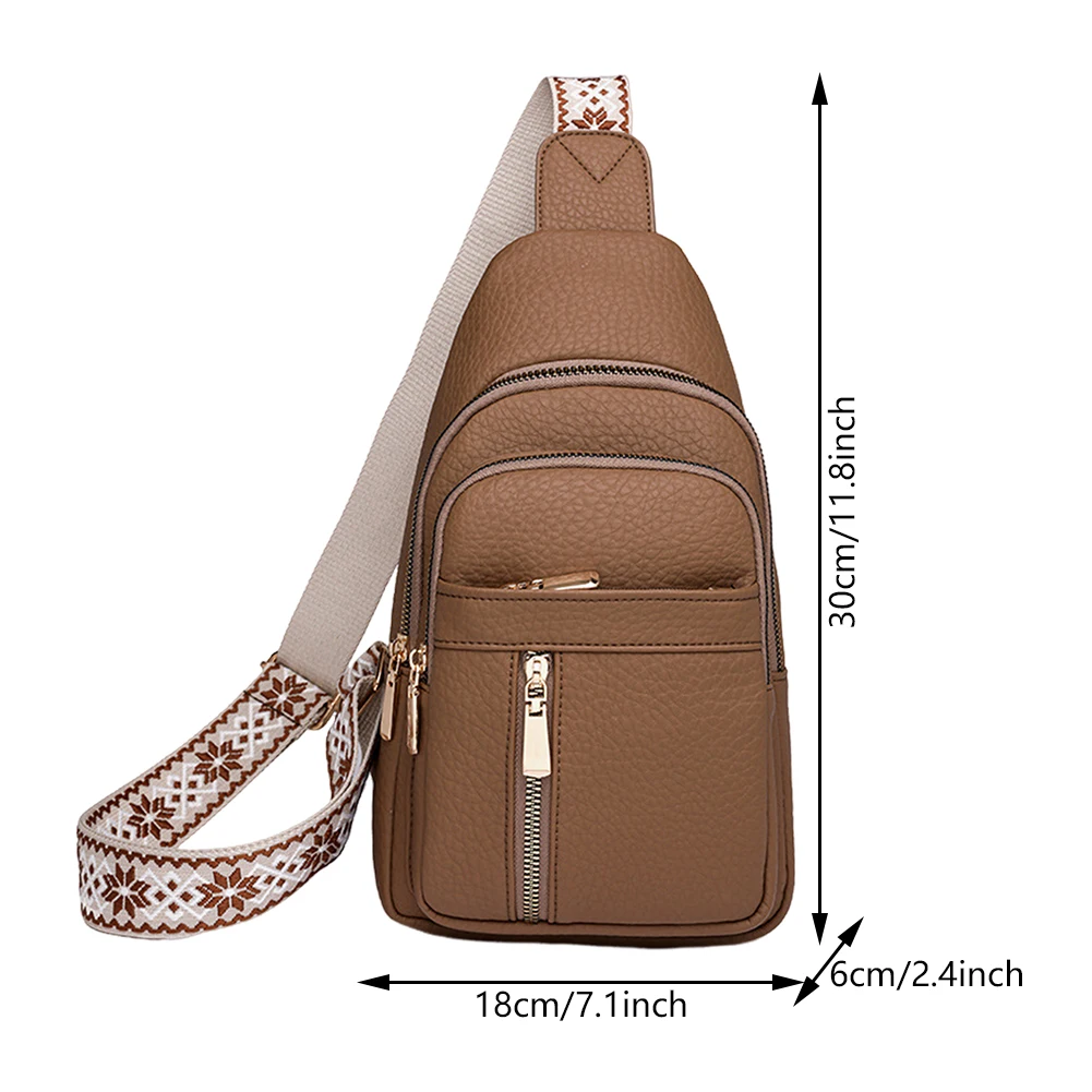 Fashion Casual Chest Bag High Quality Shoulder Bags Women Crossbody Bags Pu Leather Waterproof Messenger Bag For Travel Cycling Fashion Casual Chest Bag High Quality Shoulder Bags Women Crossbody Bags Pu Leather Waterproof Messenger Bag For Travel Cycling