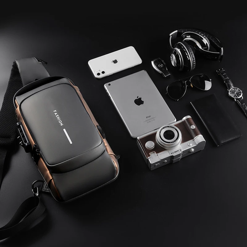 Men's Multifunction Anti-theft USB Shoulder Bag Man Crossbody Cross Body Travel Sling Chest Bags Pack Messenger Pack for Male Men's Multifunction Anti-theft USB Shoulder Bag Man Crossbody Cross Body Travel Sling Chest Bags Pack Messenger Pack for Male