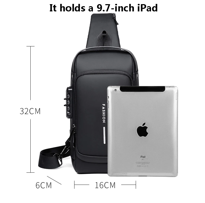 Men's Multifunction Anti-theft USB Shoulder Bag Man Crossbody Cross Body Travel Sling Chest Bags Pack Messenger Pack for Male Men's Multifunction Anti-theft USB Shoulder Bag Man Crossbody Cross Body Travel Sling Chest Bags Pack Messenger Pack for Male