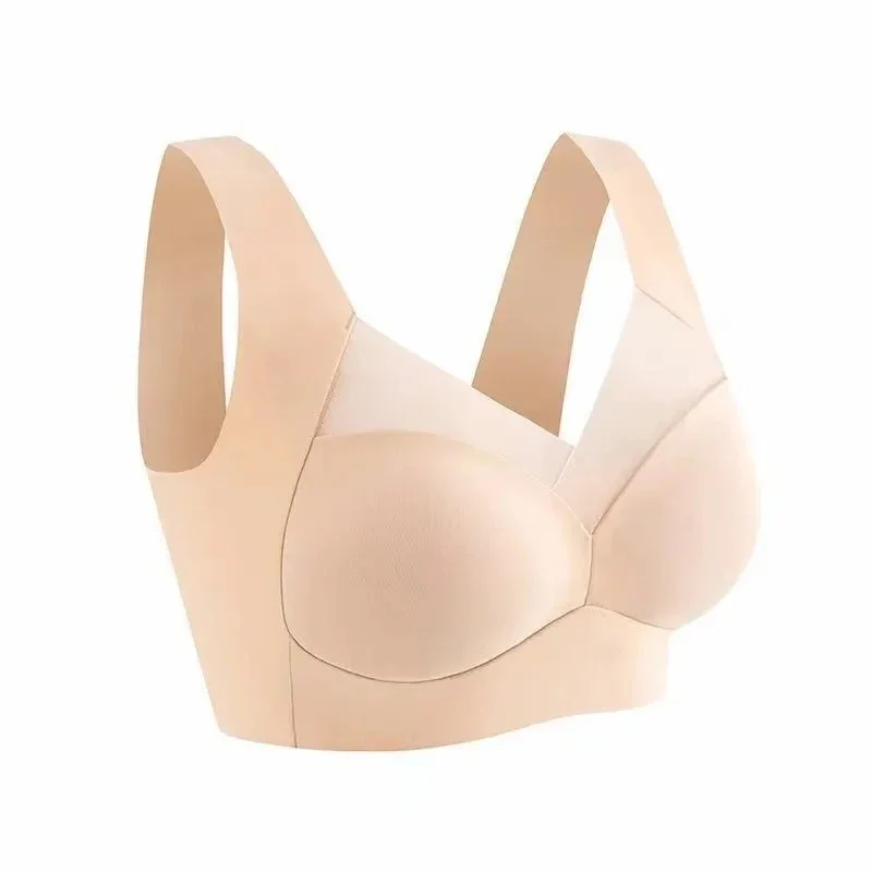 3pcs Ice Silk Seamless Sport Bra Gather Prevent Sagging Underwear No Steel Ring Comfortable Large Size Bra Sexy Vest Bralette