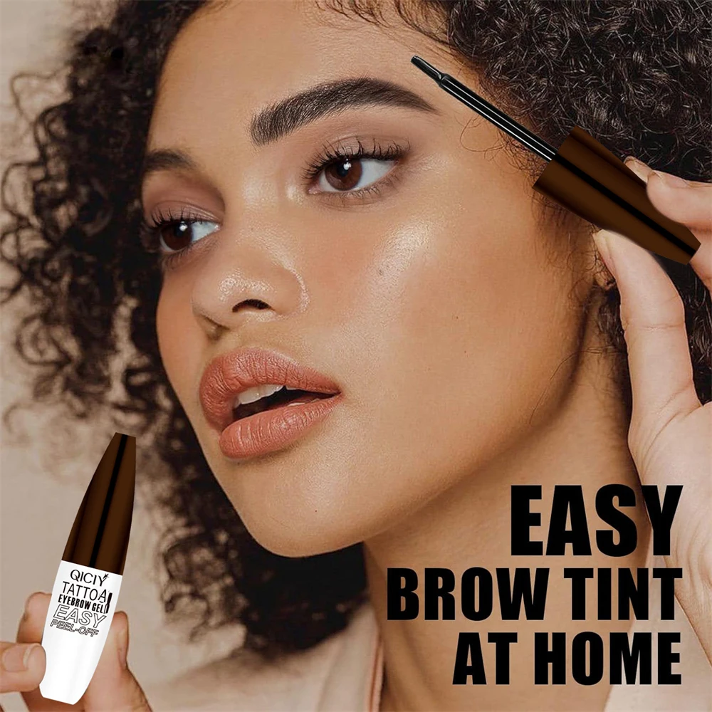 Lasting 3 Days Tattoo Easy Peel Off Eyebrow Gel Cream Types Long-Lasting Smudge-Proof Sweat Resistant  Waterproof Cosmetics