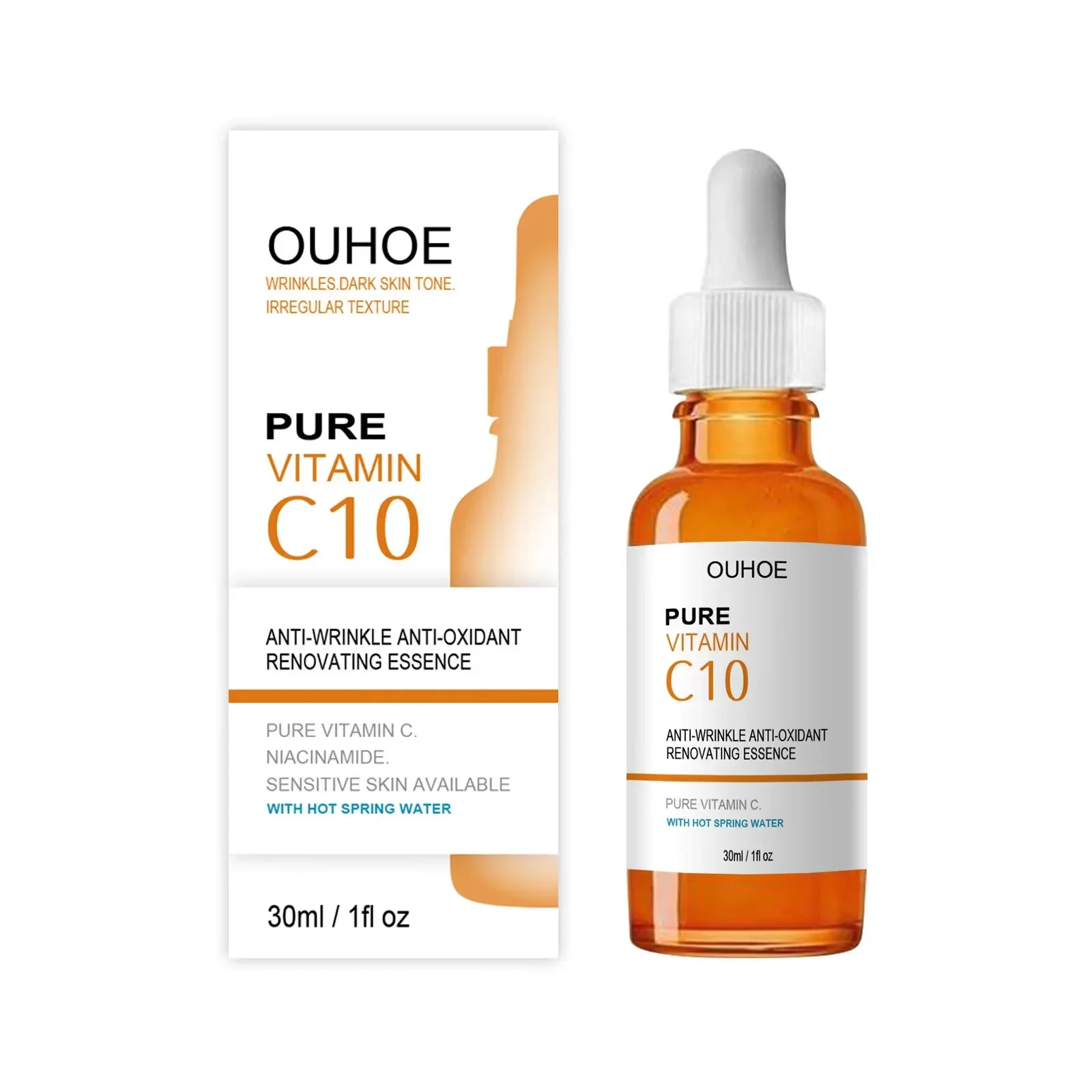 Vitamin C Wrinkle Remover Face Serum Lifting Firming Fade Fine Lines Anti-aging Essence Whitening Brighten Nourish Skin Care Vitamin C Wrinkle Remover Face Serum Lifting Firming Fade Fine Lines Anti-aging Essence Whitening Brighten Nourish Skin Care
