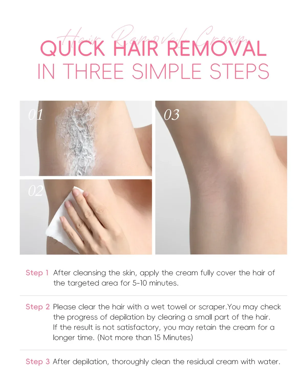 LAIKOU Hair Removal Cream Intimate Areas Epilator Cream Painless Health Hair Remover Growth Inhibitor Men Woman Body Care 50g LAIKOU Hair Removal Cream Intimate Areas Epilator Cream Painless Health Hair Remover Growth Inhibitor Men Woman Body Care 50g