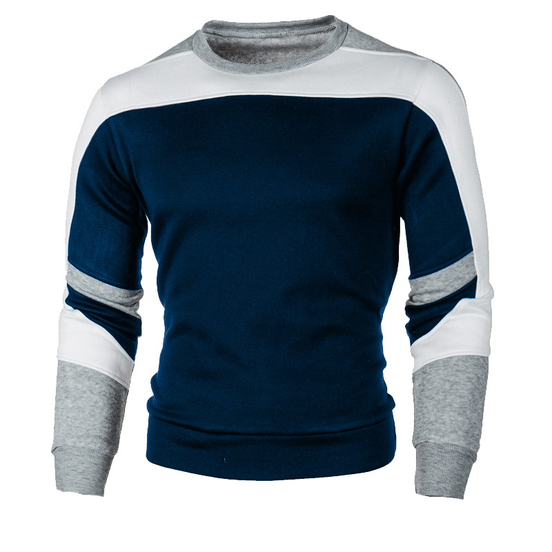 New Men's Casual Crewneck Sweatshirt Color Block Autum Spring Pullover Sweatshirts New Men's Casual Crewneck Sweatshirt Color Block Autum Spring Pullover Sweatshirts