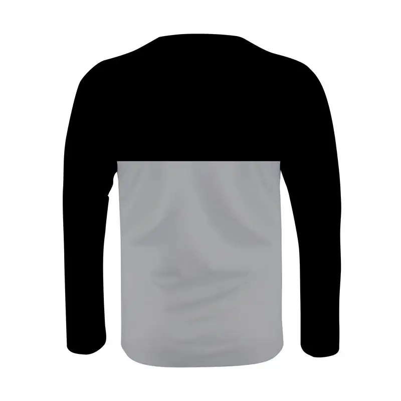 Original men's loose long sleeve printed T-shirt Fashion crewneck casual T-shirt comfortable men's Spring and Autumn