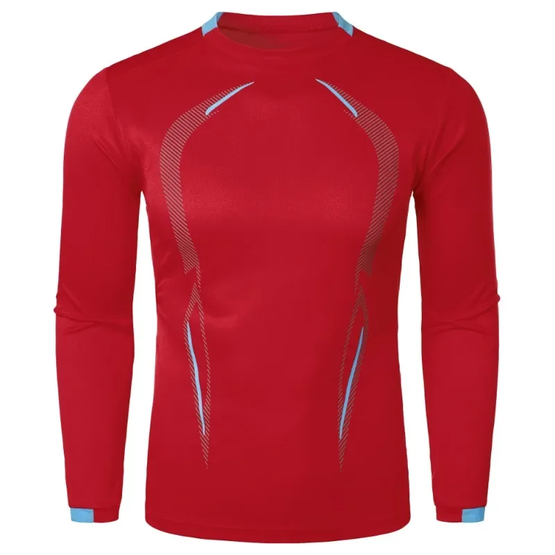 Autumn Men's Long Sleeve Quick Dry T-shirt Lightweight Breathable Streetwear Oversized Sports Fitness Outdoor Men T Shirt