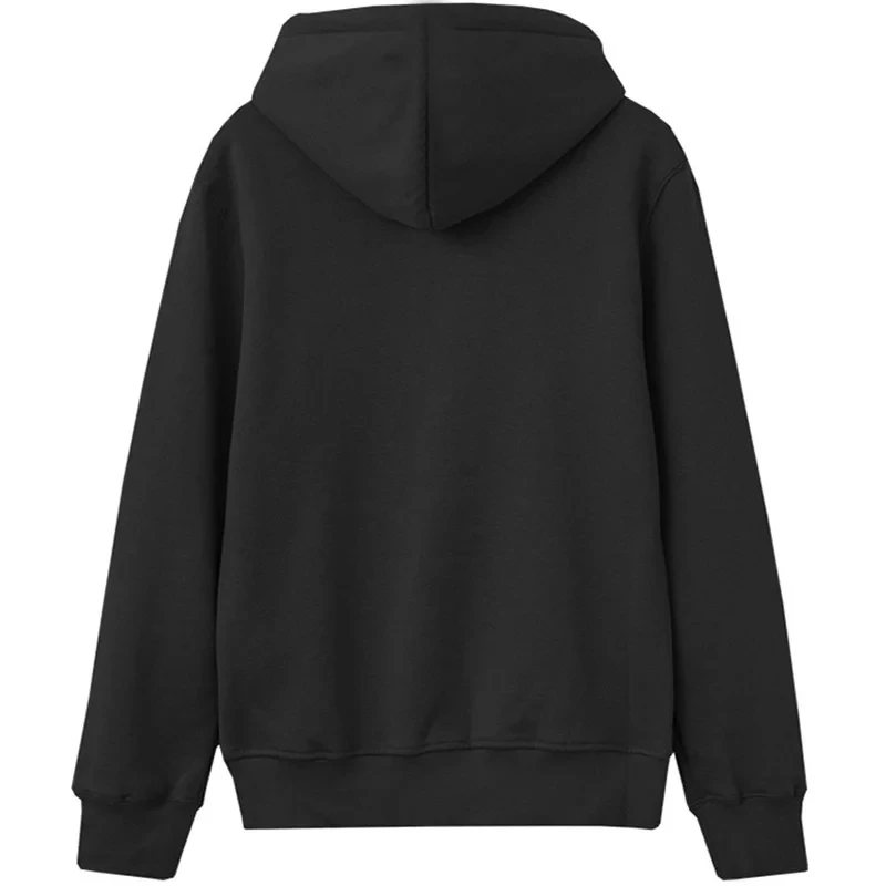 2025 New Women's Casual Hoodie Autumn/winter Heartbeat Print Men's Loose Hoodie Couple Sweatshirt Women's Hoodie Top Streetwear