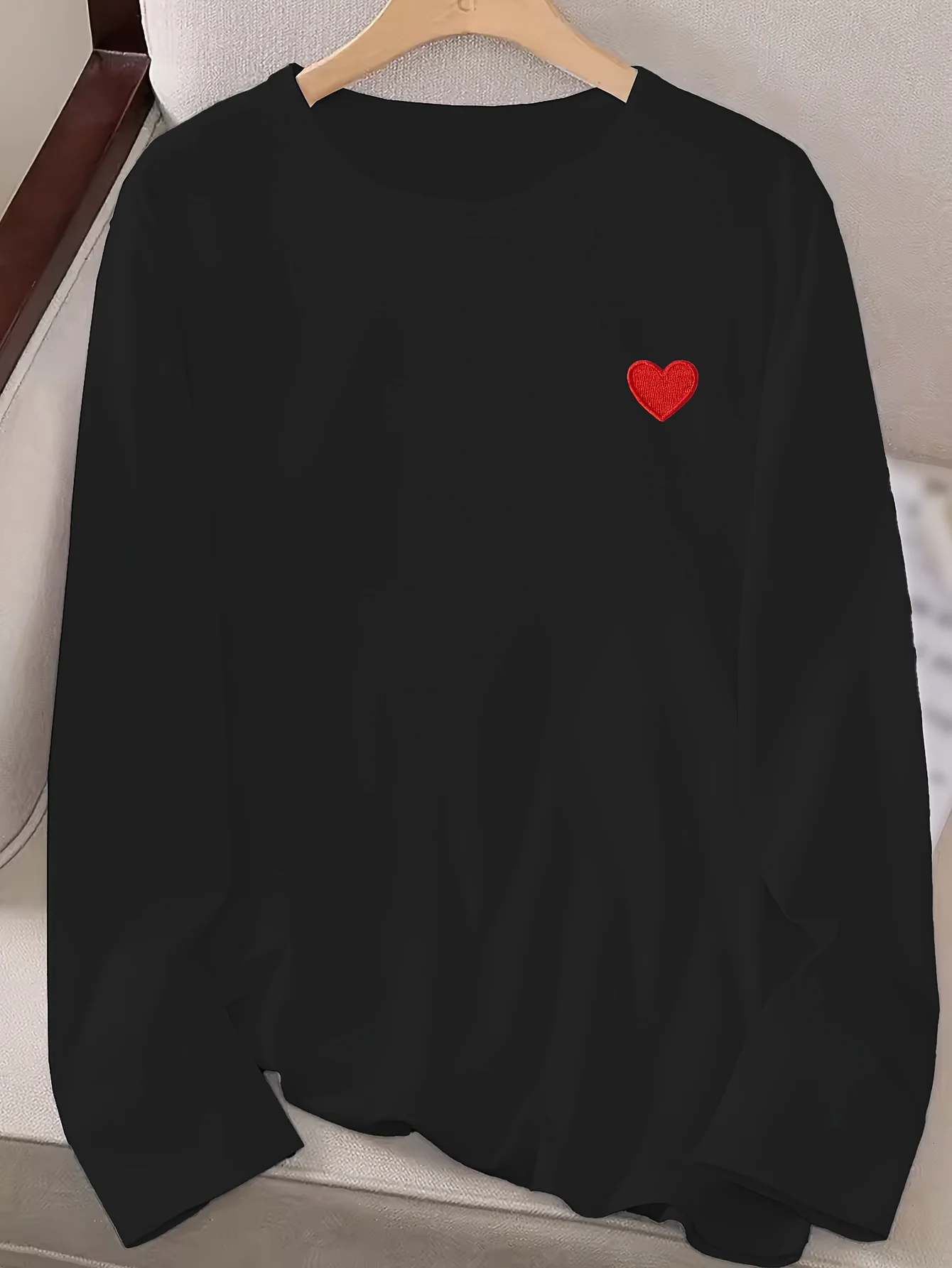 Autumn Winter Women black white Street Comfortab tshirt long sleeve  Print T Shirt  Streewear Clothes Causal Female Y2K Tops Tee