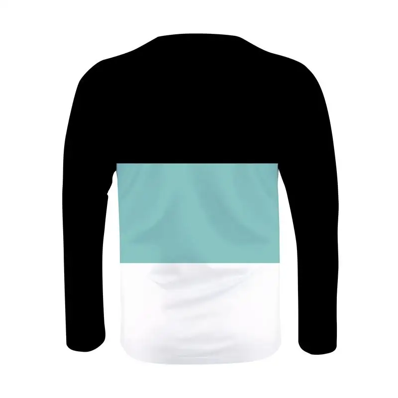 Spring and Autumn original men's casual long-sleeved fashion crewneck loose T-shirt top outdoor comfortable top men's wear