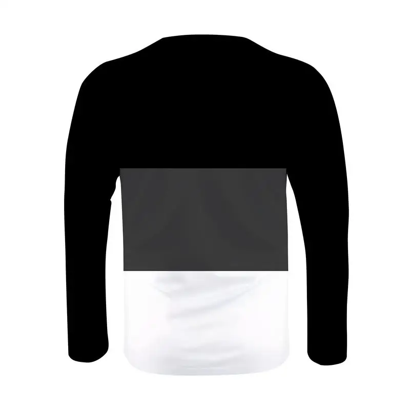 Spring and Autumn original men's casual long-sleeved fashion crewneck loose T-shirt top outdoor comfortable top men's wear