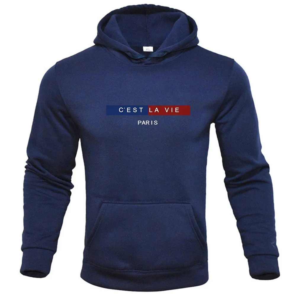 Male Solid Color Men Hoodies Fleece Warm Mens Sweatshirts Fashion Streetwear Casual Men's Loose Breathable Pullovers Brand Hoody