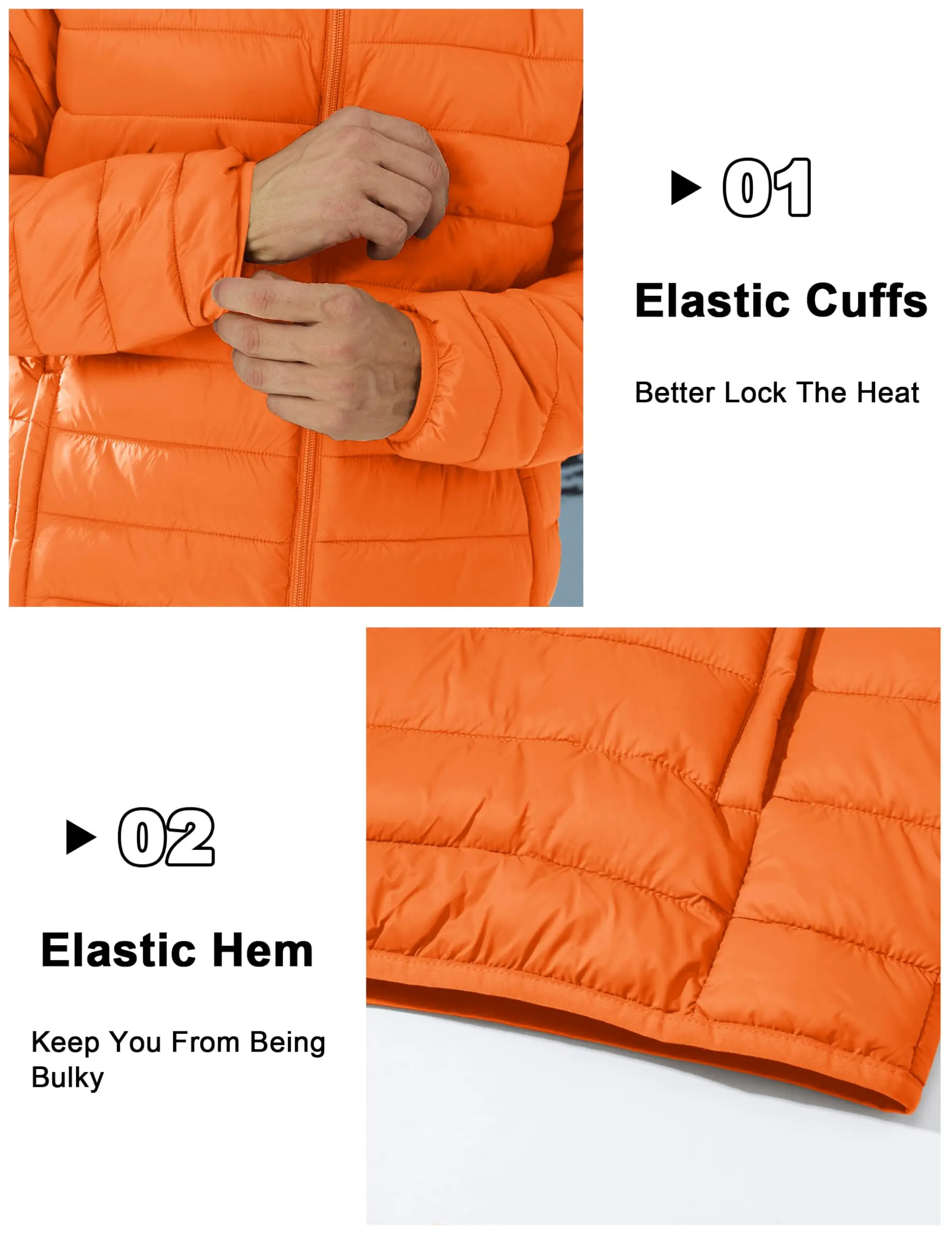 TACVASEN Stand Collar Lightweight Puffer Jackets Mens Quilted Jacket Water Resistant Ripstop Down Insulated Windbreaker Coats TACVASEN Stand Collar Lightweight Puffer Jackets Mens Quilted Jacket Water Resistant Ripstop Down Insulated Windbreaker Coats