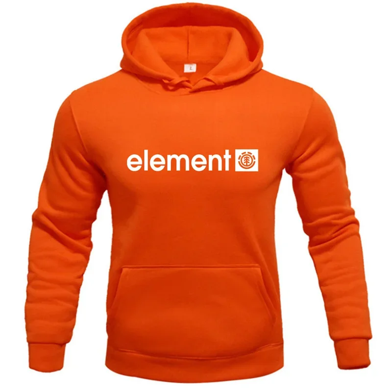 Spring Autumn Men's Hoodies Fleece Printing Sweatshirts Loose Casual Hooded Pullover Male Outdoor Sportwear Long Sleeve Tops