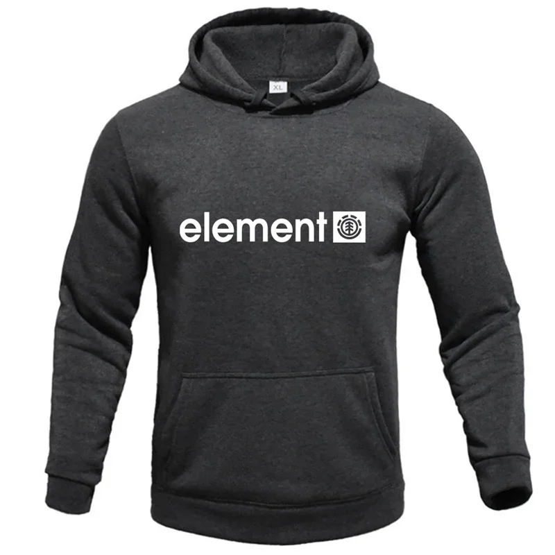 Spring Autumn Men's Hoodies Fleece Printing Sweatshirts Loose Casual Hooded Pullover Male Outdoor Sportwear Long Sleeve Tops