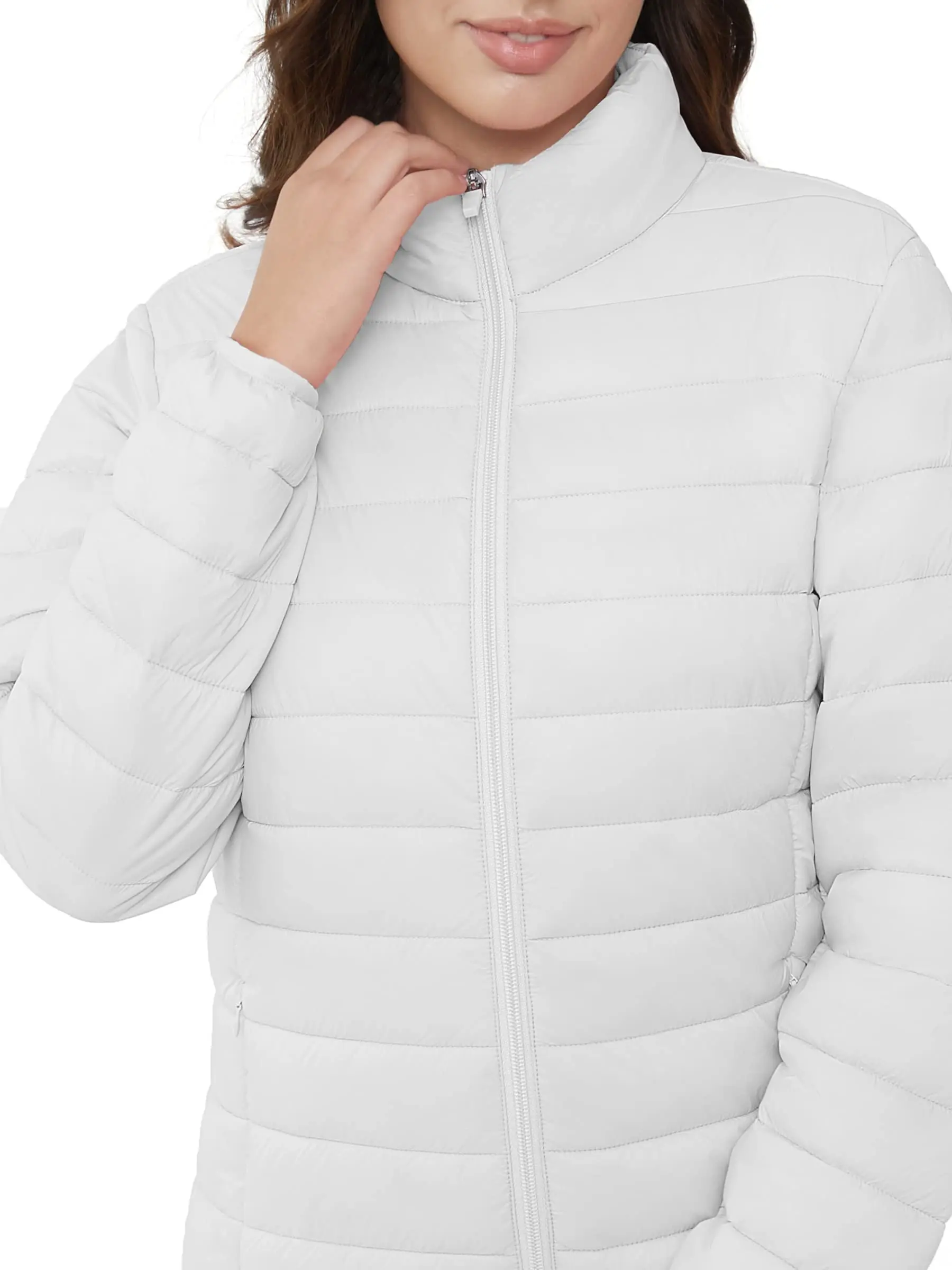 TACVASEN Full Zip Up Puffer Jacket Womens Winter Lightweight Quilted Down Warm Coats Casual Windbreaker Oversize Outwear Outdoor TACVASEN Full Zip Up Puffer Jacket Womens Winter Lightweight Quilted Down Warm Coats Casual Windbreaker Oversize Outwear Outdoor