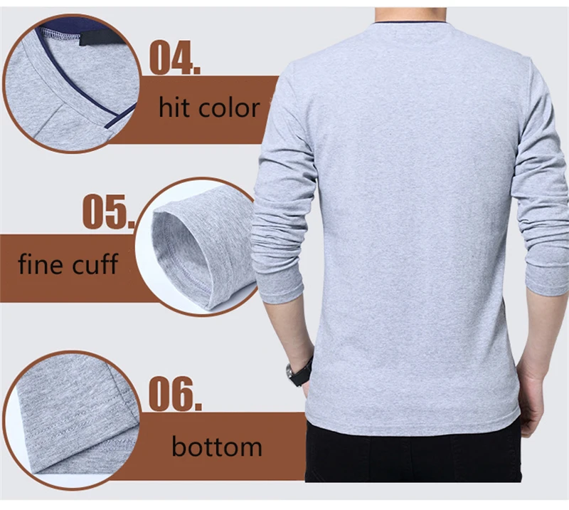 2024 Mens Casual T-shirt Fashion Slim Long Sleeve V Neck Fitness T-shirts Tops Homme Tshirt Boyfriend Gift Harajuku Streetwear 2024 Mens Casual T-shirt Fashion Slim Long Sleeve V Neck Fitness T-shirts Tops Homme Tshirt Boyfriend Gift Harajuku Streetwear