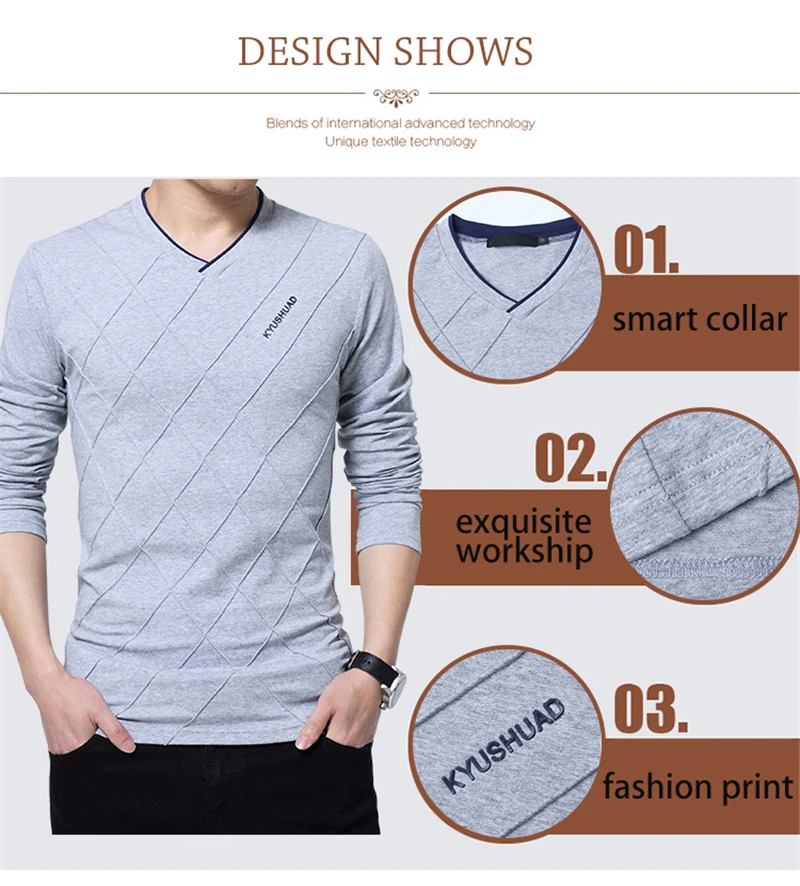 2024 Mens Casual T-shirt Fashion Slim Long Sleeve V Neck Fitness T-shirts Tops Homme Tshirt Boyfriend Gift Harajuku Streetwear 2024 Mens Casual T-shirt Fashion Slim Long Sleeve V Neck Fitness T-shirts Tops Homme Tshirt Boyfriend Gift Harajuku Streetwear